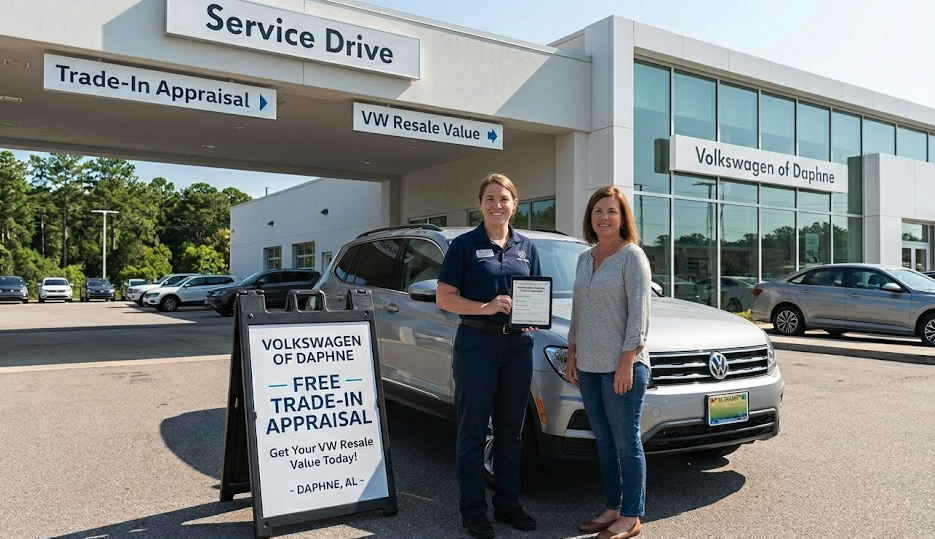 Volkswagen of Daphne trade-in appraisal for VW resale value in Daphne AL