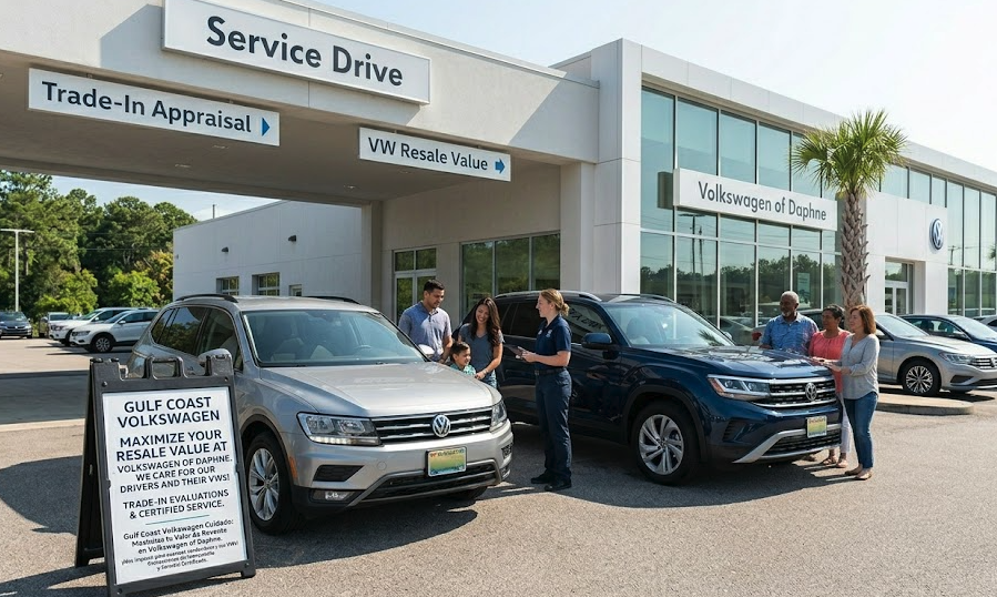 Volkswagen resale value care for Gulf Coast drivers at Volkswagen of Daphne