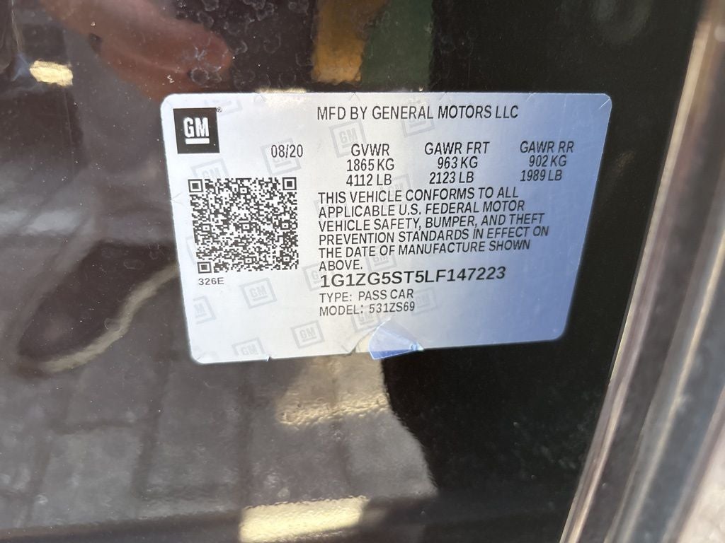 2020 Chevrolet Malibu RS