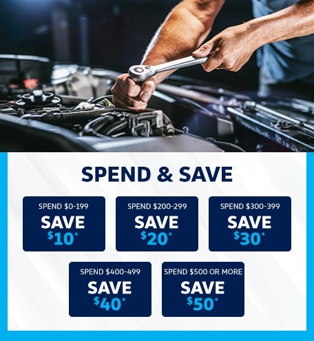 Spend and Save on Service