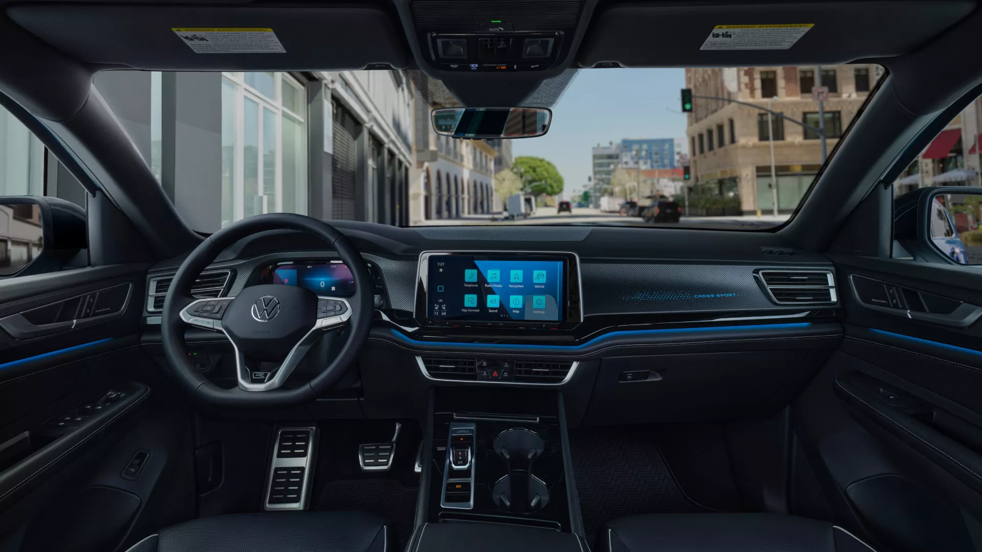 Volkswagen SUV interior with 4MOTION all-wheel drive
